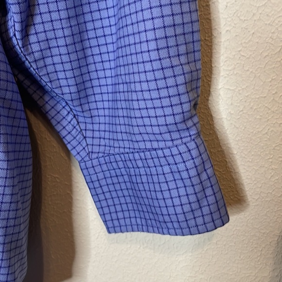 LL Bean Purple Button Down Shirt Size 16 1/2 -32 - Picture 4 of 7